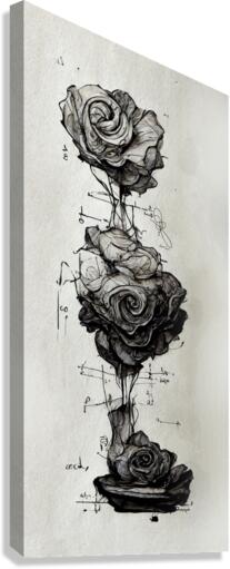 Black Rose Theory Canvas Print
