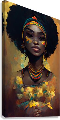 Melanated Goddess Canvas Print
