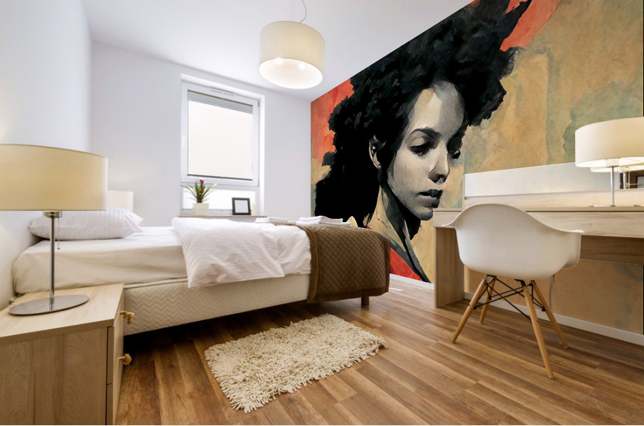 Samurai Jen Mural print