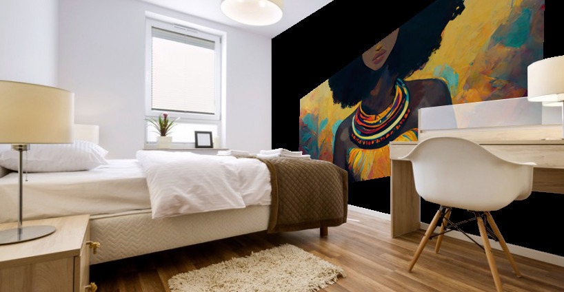Coco Melanated Mural print