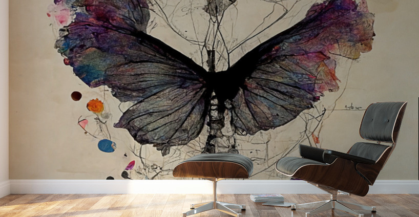 ButterflyEffect01 NoWB Wall Murals