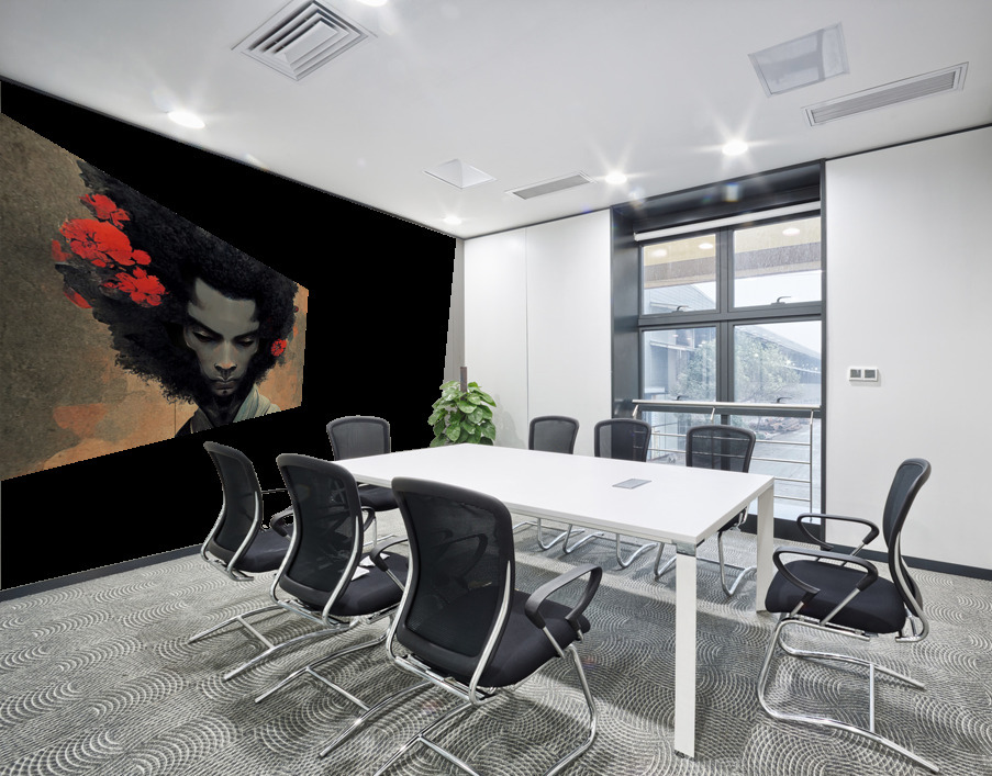 Afro Samurai Wall Printing