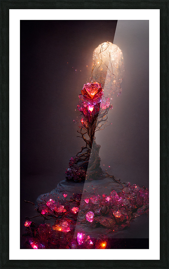 Forever Rose Picture Frame print