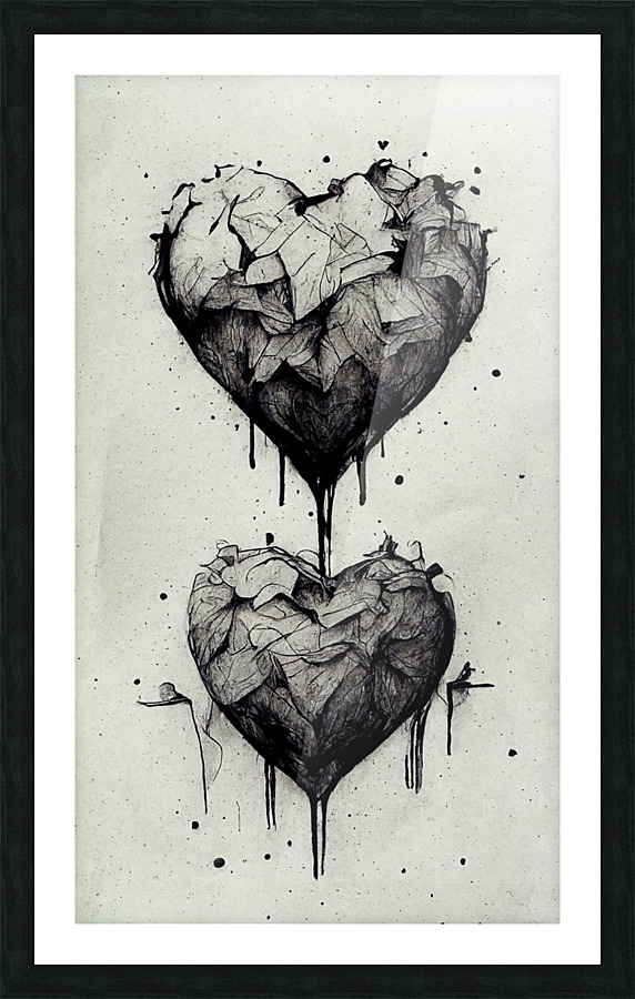 FragileHearts NoWB Picture Frame print